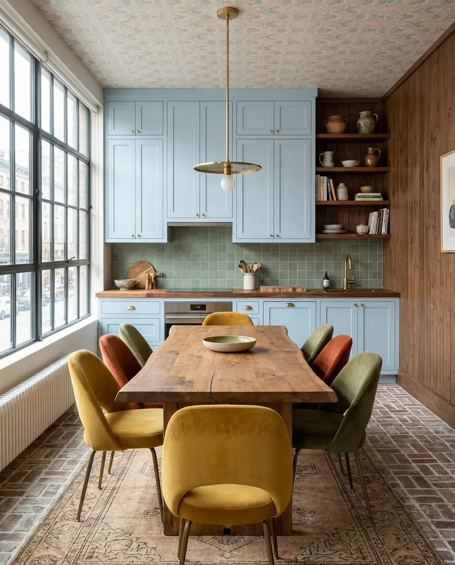 Een lichte keuken aan het raam