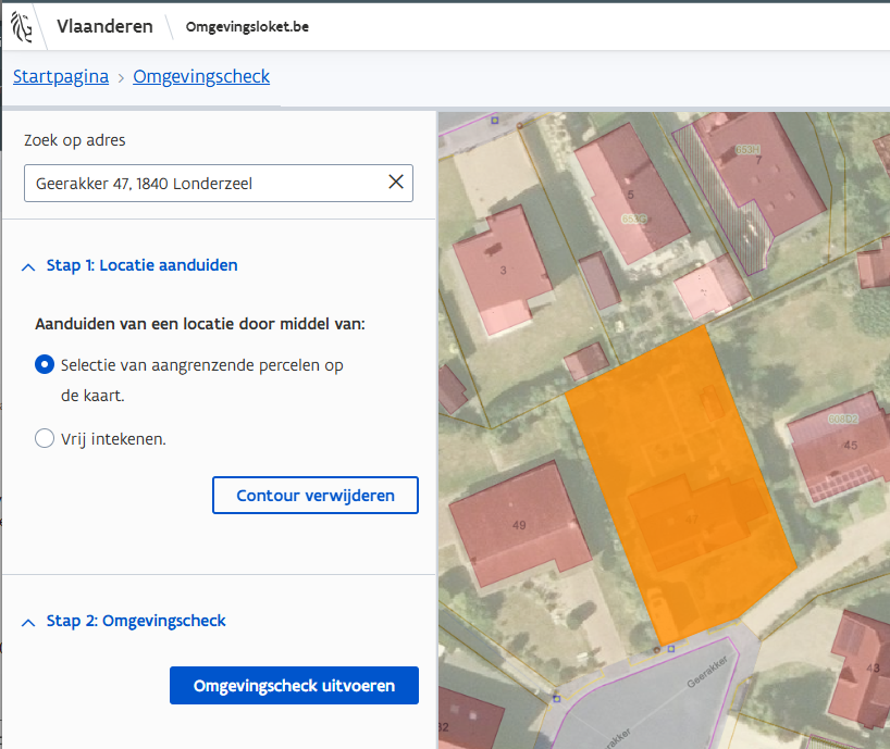 omgevingscheck 1 omgevingsvergunning