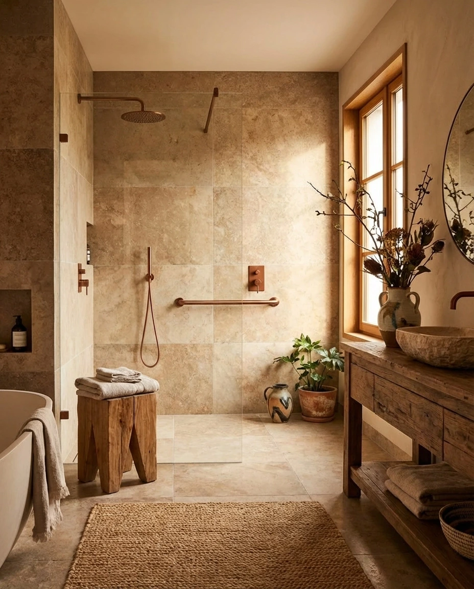 drempelloze badkamer