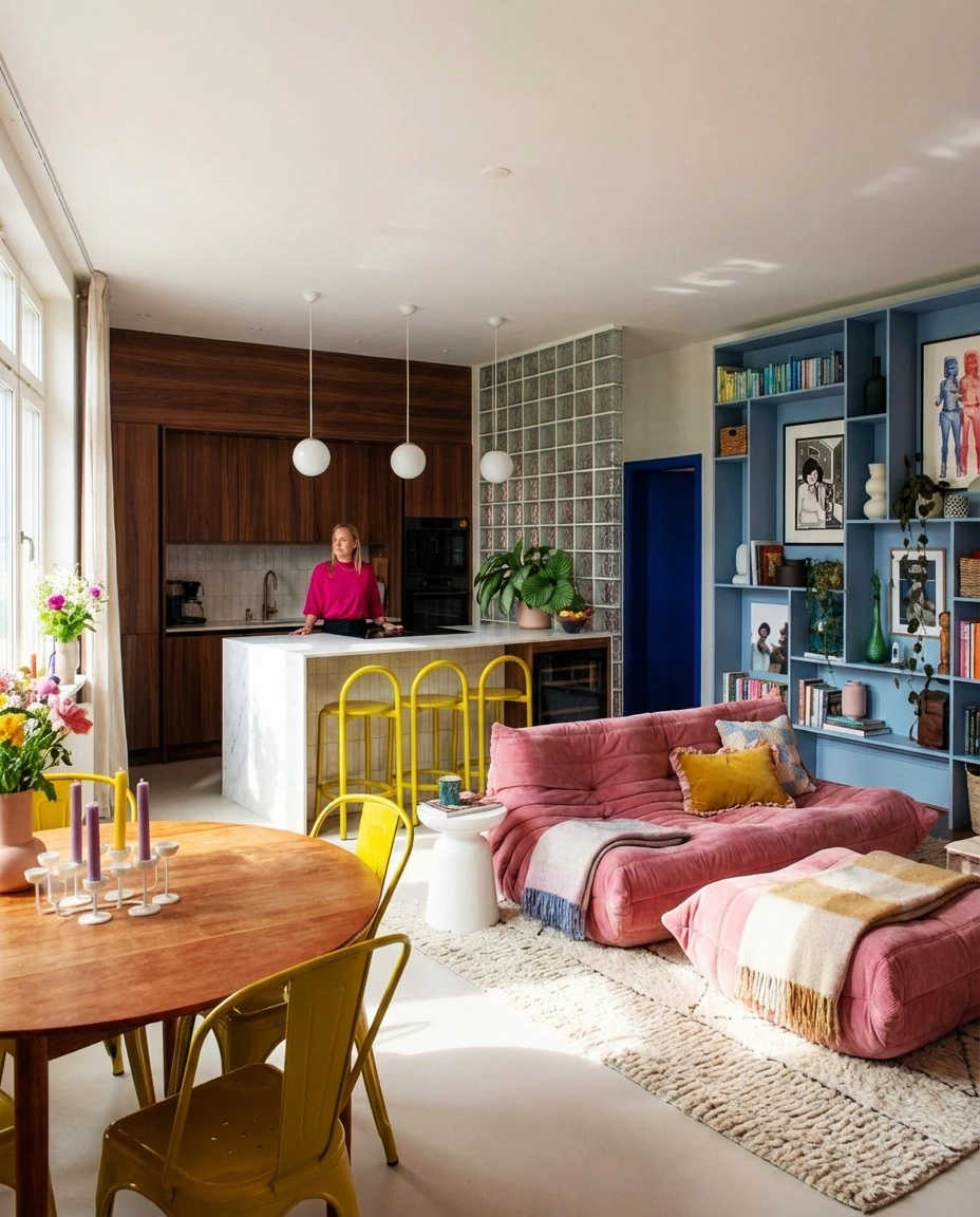 hip klein lichtrijk appartement