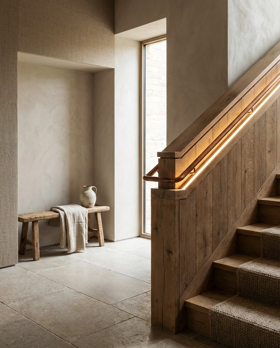 trapleuning met licht