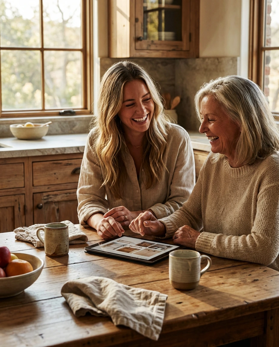 moeilijk gesprek met mama woonsituatie