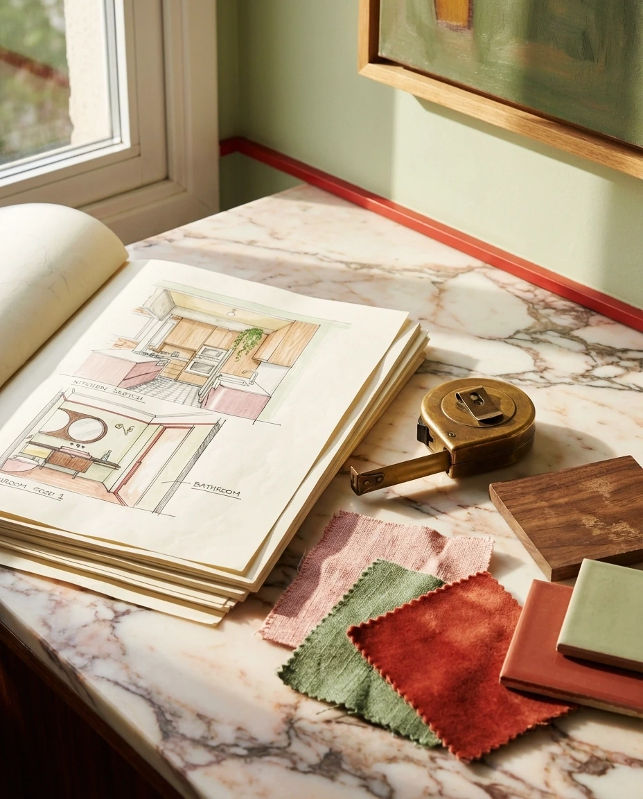 plannen moodboard interieur